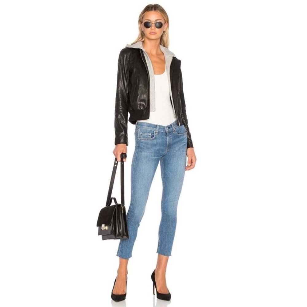Rag & Bone Ankle Skinny Jean In Lucky Rouge Size 28 - Picture 8 of 8